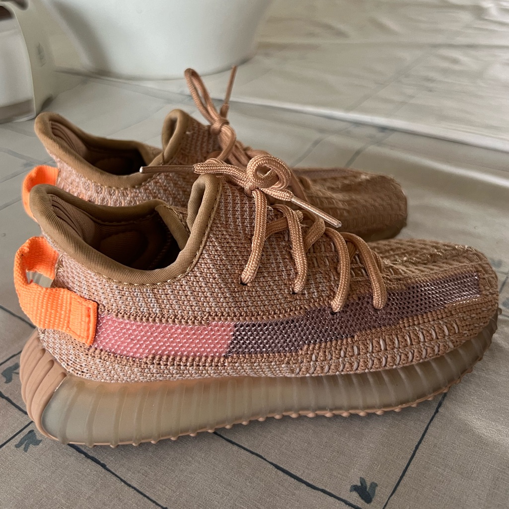 Adidas Yeezy Boost 350 V2 Kids Clay Size 11 K Like New